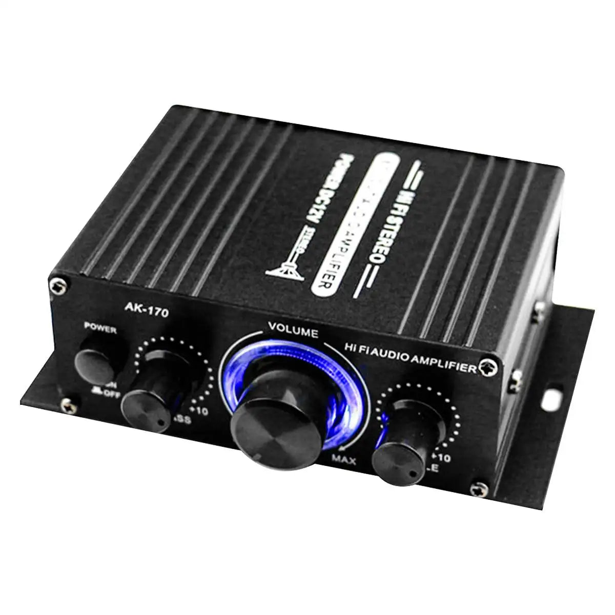 AK380 Power Amplifier Audio Karaoke Home Theater Amplifier 2 Channel Bluetooth USB/SD AUX