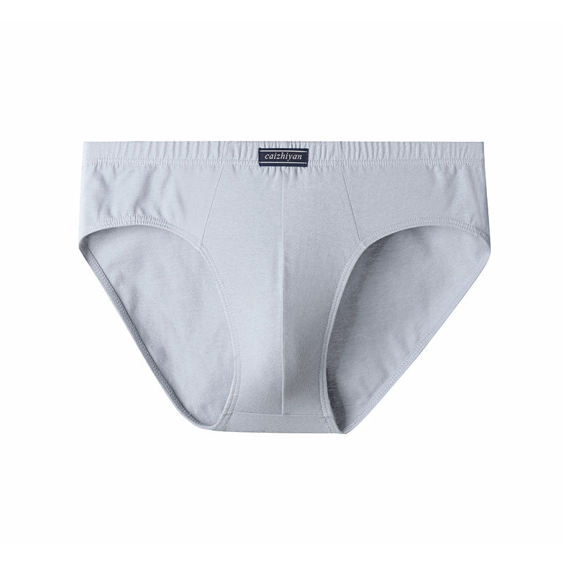 Carefully Selected Pure Cotton Men's Underwear Plus Size Briefs Breathable Sweat-Absorbent Wholesale