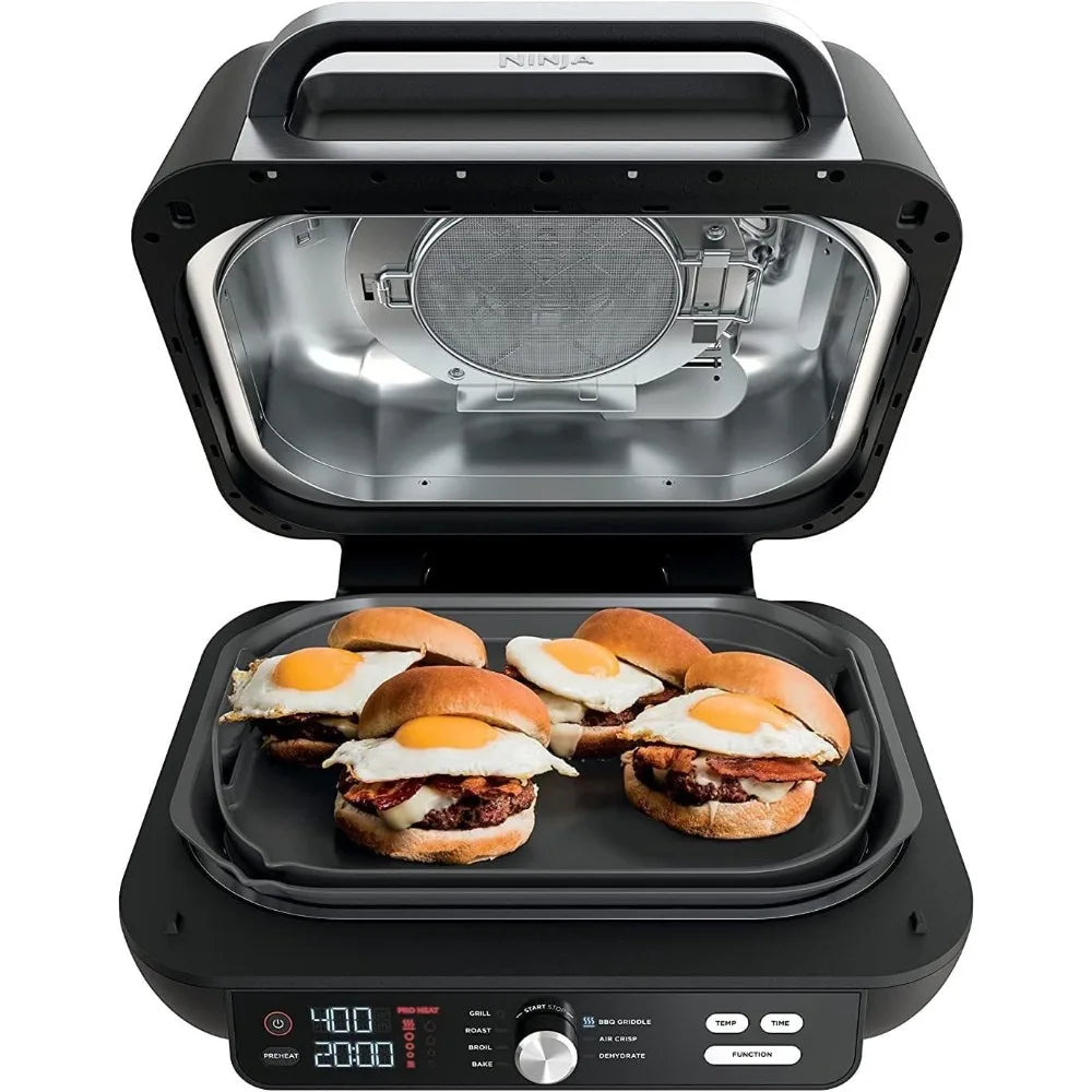 IG601 Foodi XL 7-in-1 Electric Indoor Grill/ Opened or Closed, Air Fry, Dehydrate & More NINJA