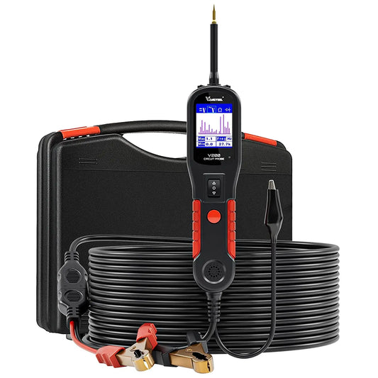 VDIAGTOOL V200 Car Electric Circuit Tester 6V-30V Power Probe Kit Electrical System Tester LCD
