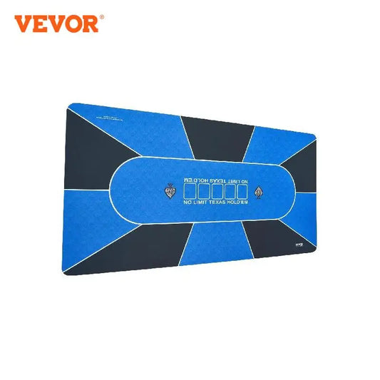 VEVOR Poker Table Top 70 x 35 Inch Poker Mat for Table Foldable Poker Table Top with Carrying Bag,