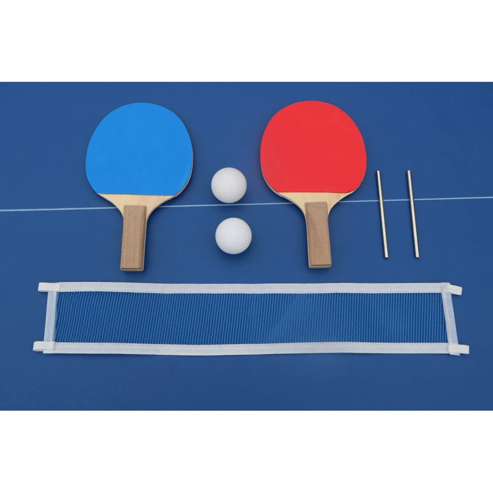 48″ 3-in-1 Multi Game Table Combo Game Table Set Billiards/Pool Glide Hockey Table Tennis