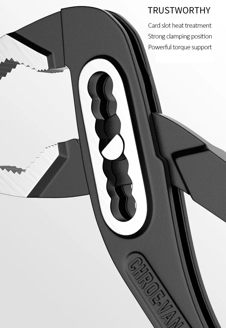 DELIXI ELECTRIC 3PCS Water Pump Pliers/Water Pipe Pliers/Power Pliers Insulated Handle Pliers