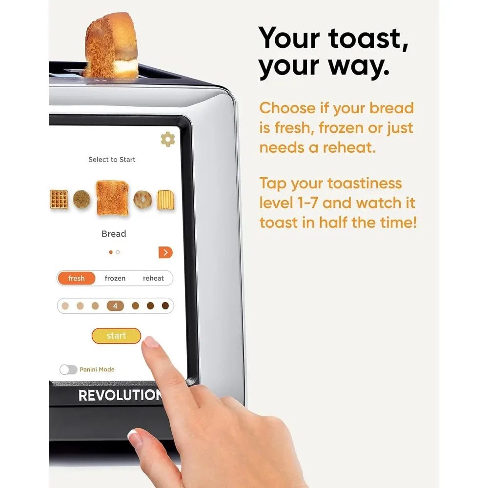 Revolution Smart Toaster with Patented InstaGLO Technology & Panini Sandwich Mode