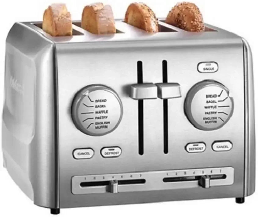 4-Slice Custom Select Toaster Stainless Steel Allow A Wide Variety of Items