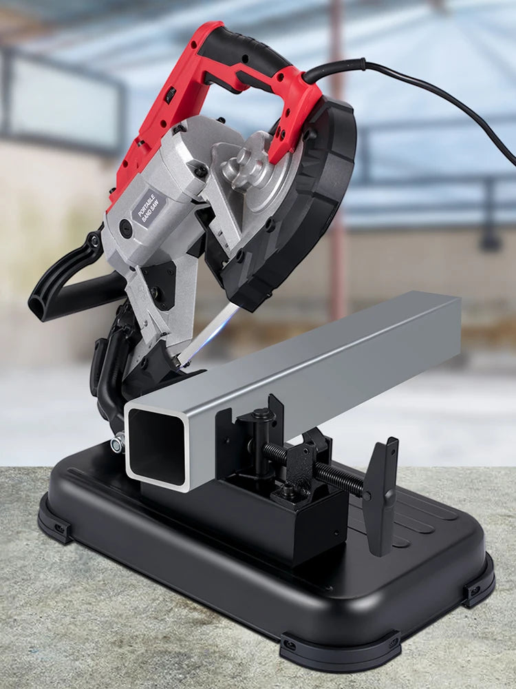 SucceBuy Portable BandSaw 5Inch Cutting Capacity Cordless Variable Speed 10Amp Motor Deep Cut