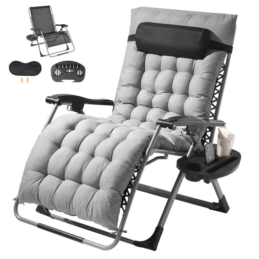SucceBuy Zero Gravity Chair Zero Gravity Recliner Lounge Chair Adjustable Anti Gravity Chair