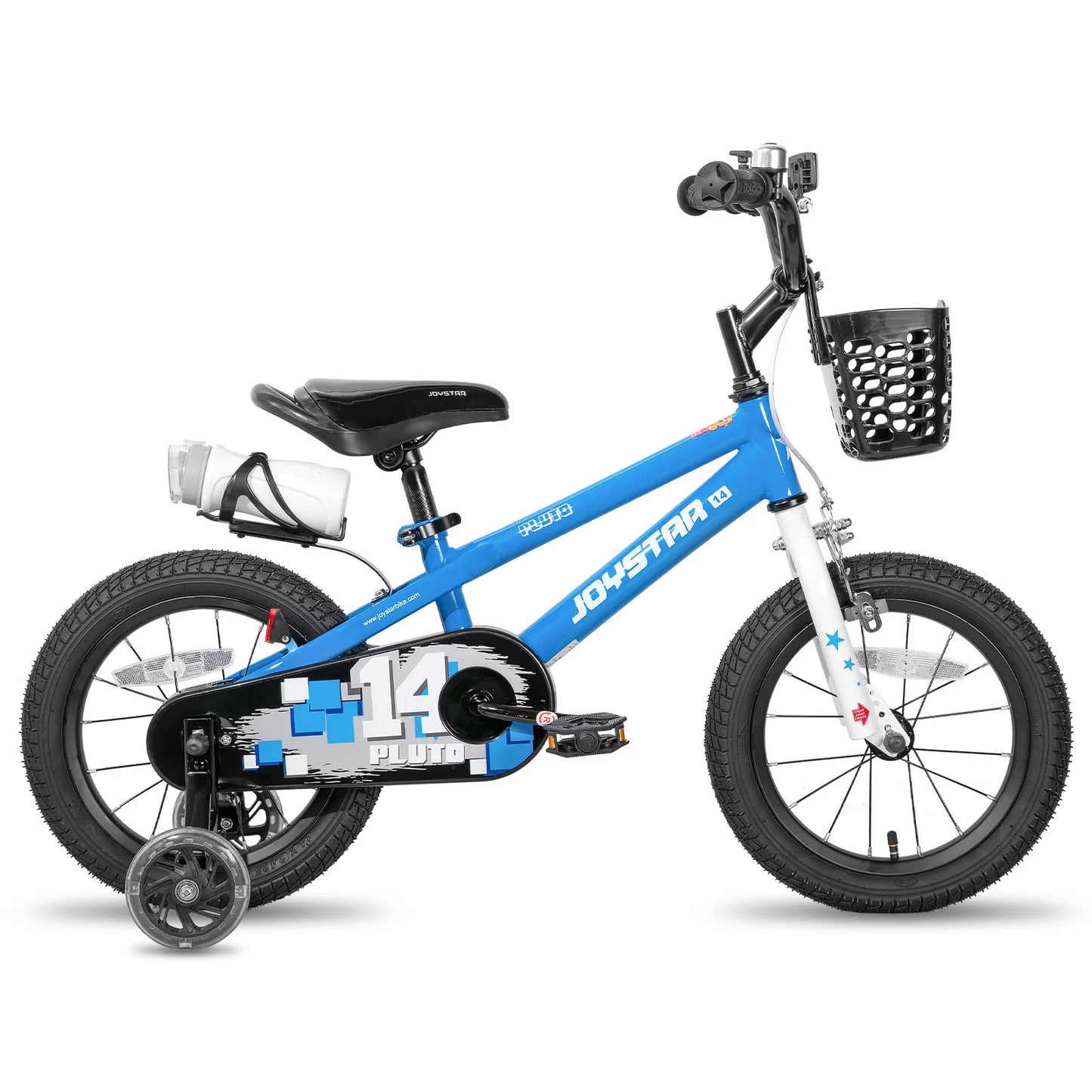 JOYSTAR 12 14 16 18 20 Inch Kids Bike with Light Up Training Wheels, Kids' Bicycle Age 3-12 Years