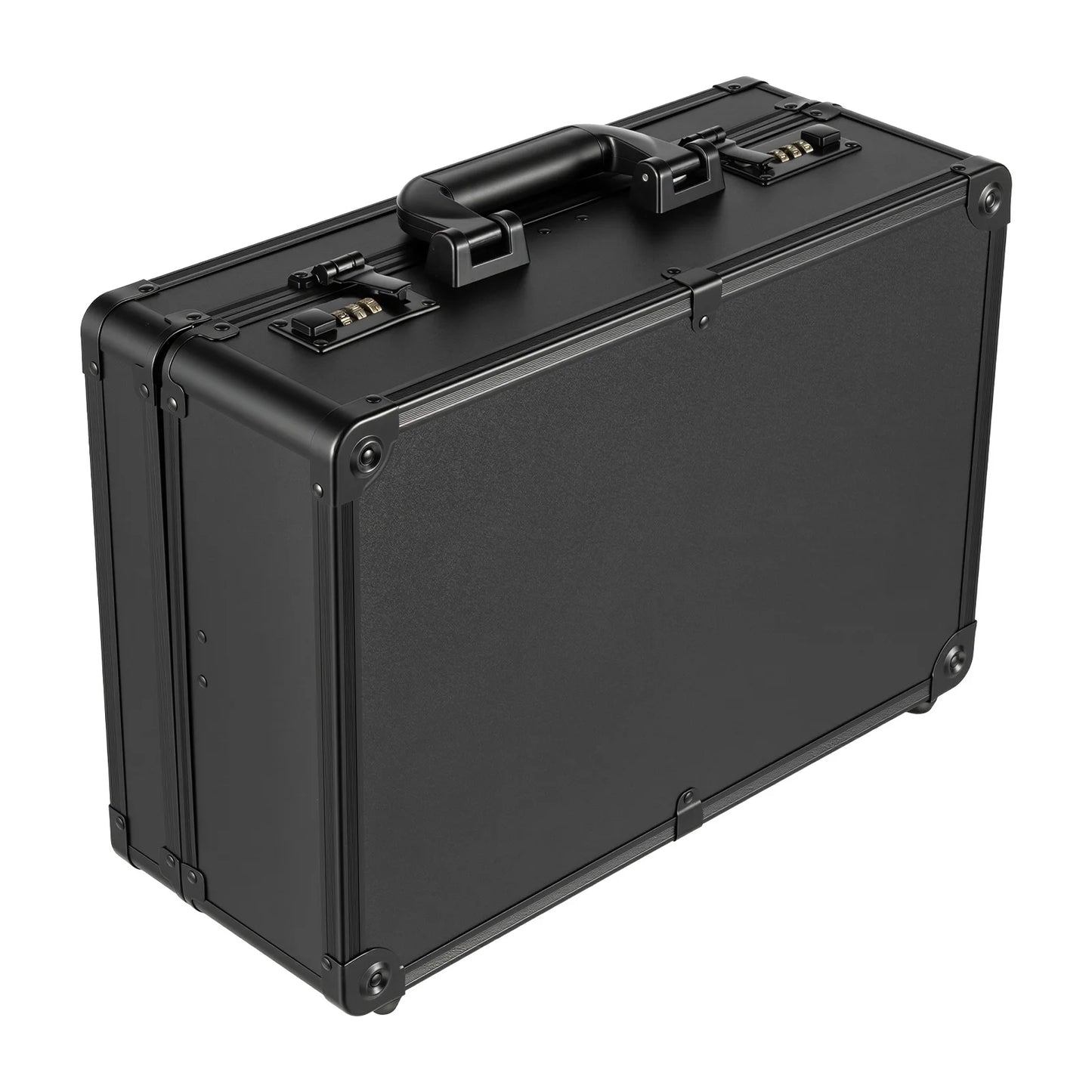 Aluminum Alloy Barber Tool Box Multi Compartment Storage Case Portable Hairstylist Scissor Clipper Comb Hair Dryer Organizer Case