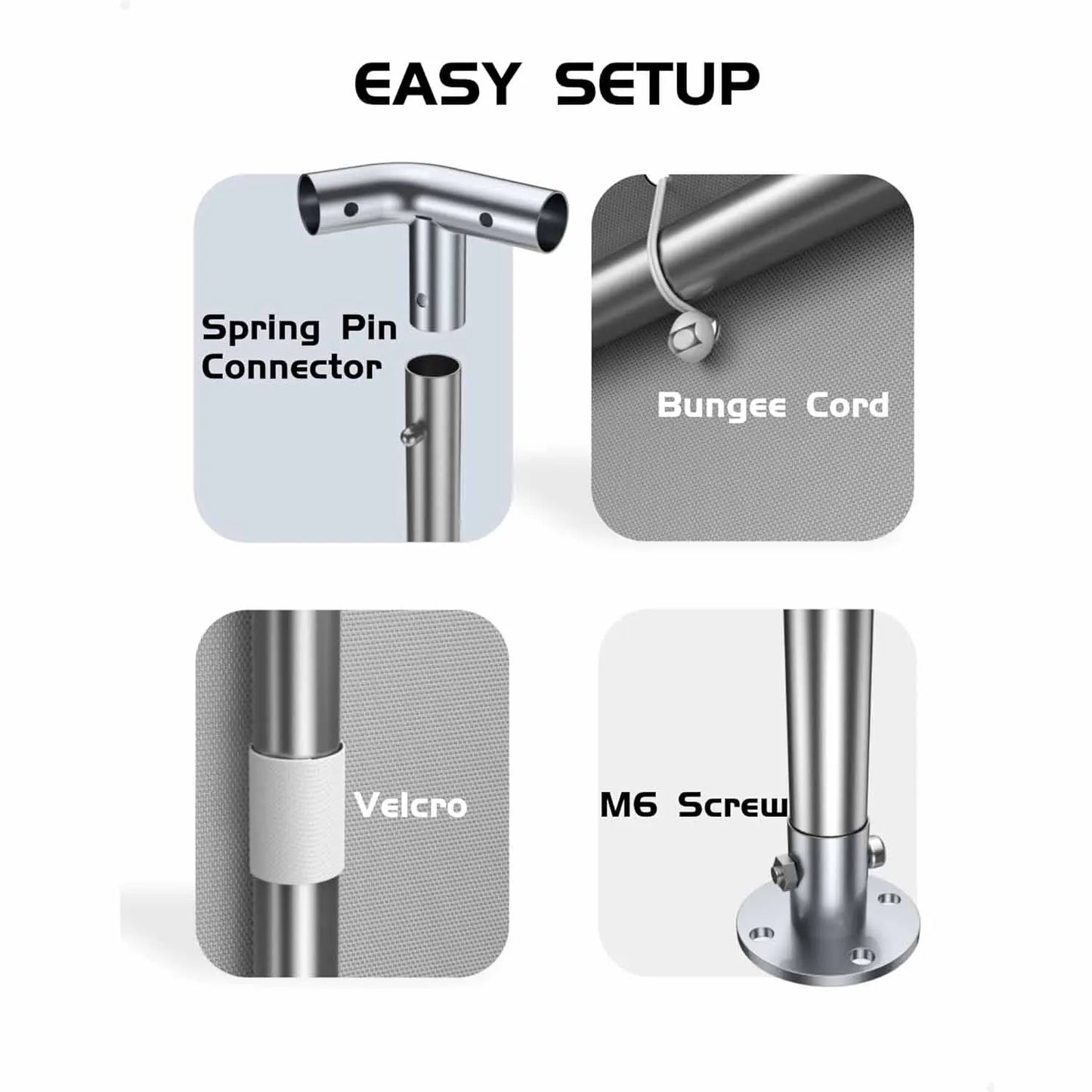 10x20 Ft Portable Garage with 180G Side Walls Front & Rear Doors Heavy Duty Waterproof Tarp Storage