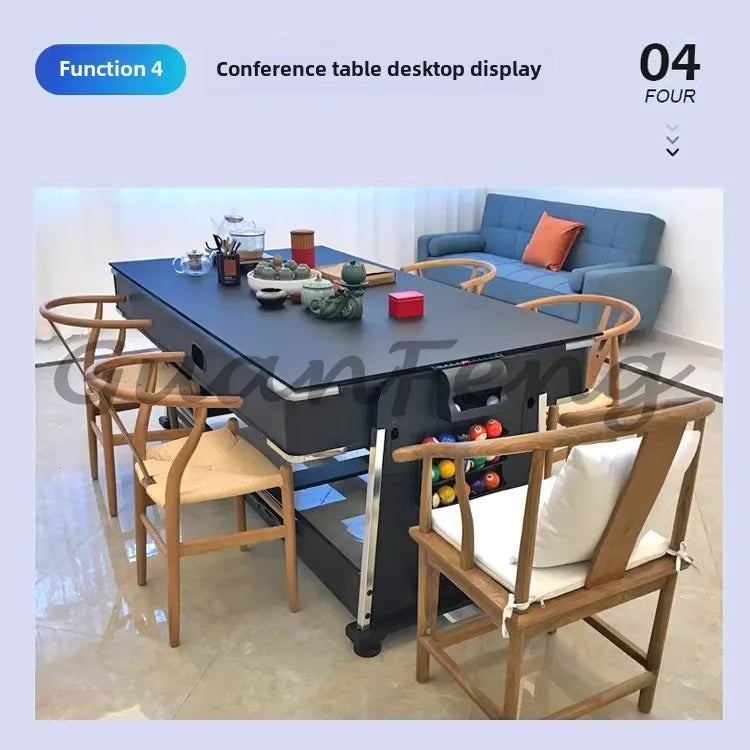 Four-in-one Pool Table Multi-function Automatic Household Indoor Table Tennis Table Two-in-one