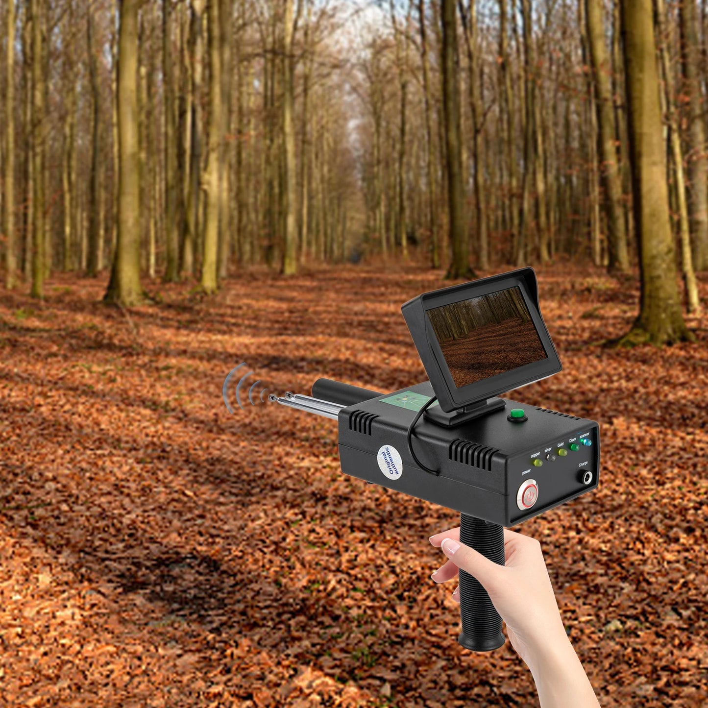 Metal Detector Gold Finder Underground Metal Scanner with High Definition Screen/AC100‑240V