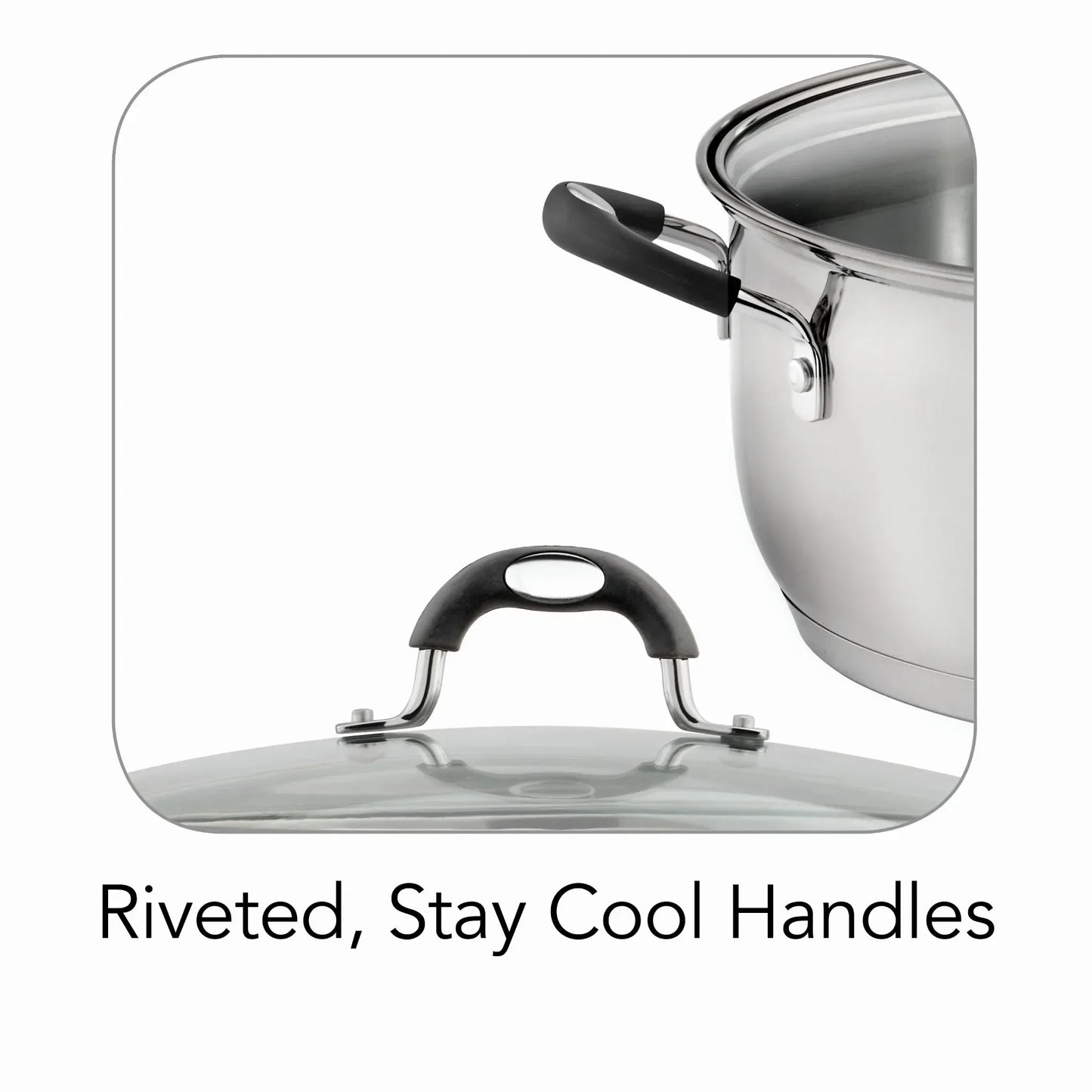 Gourmet 9QT Dutch Oven Stainless Steel - Perfect for Chefs & Family Cooking | Soups, Stews, Braising