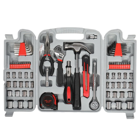 186pc New and Quality Tool Set Grey & Black For Multiple Scenarios