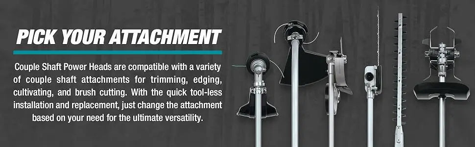 EE400MP Edger Couple Shaft Attachment