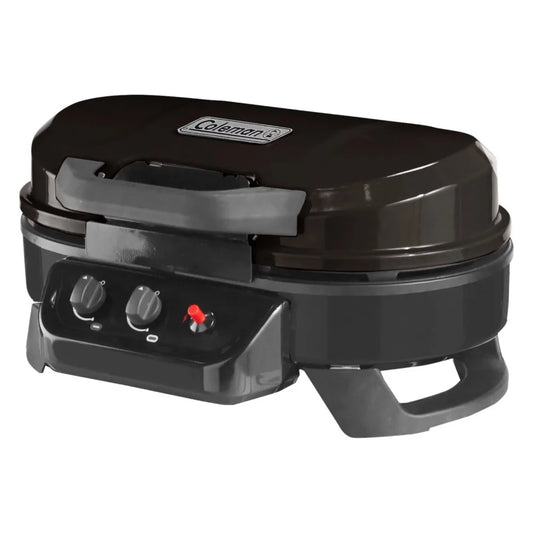 COLEMAN Roadtrip 225 Tabletop 2 Burner Propane Gas Grill Black 2 adjustable burners