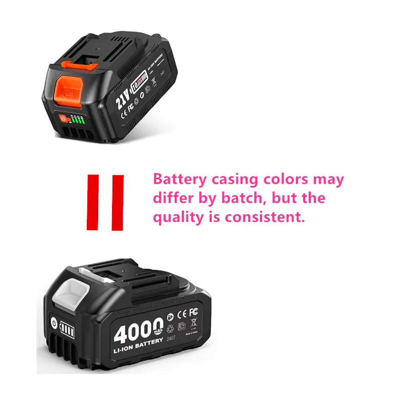 Rechargeable Lithium Battery 4.0Ah/ Makita 21V Power Tool Cordless Saw Drill Grinder Blower Wrench