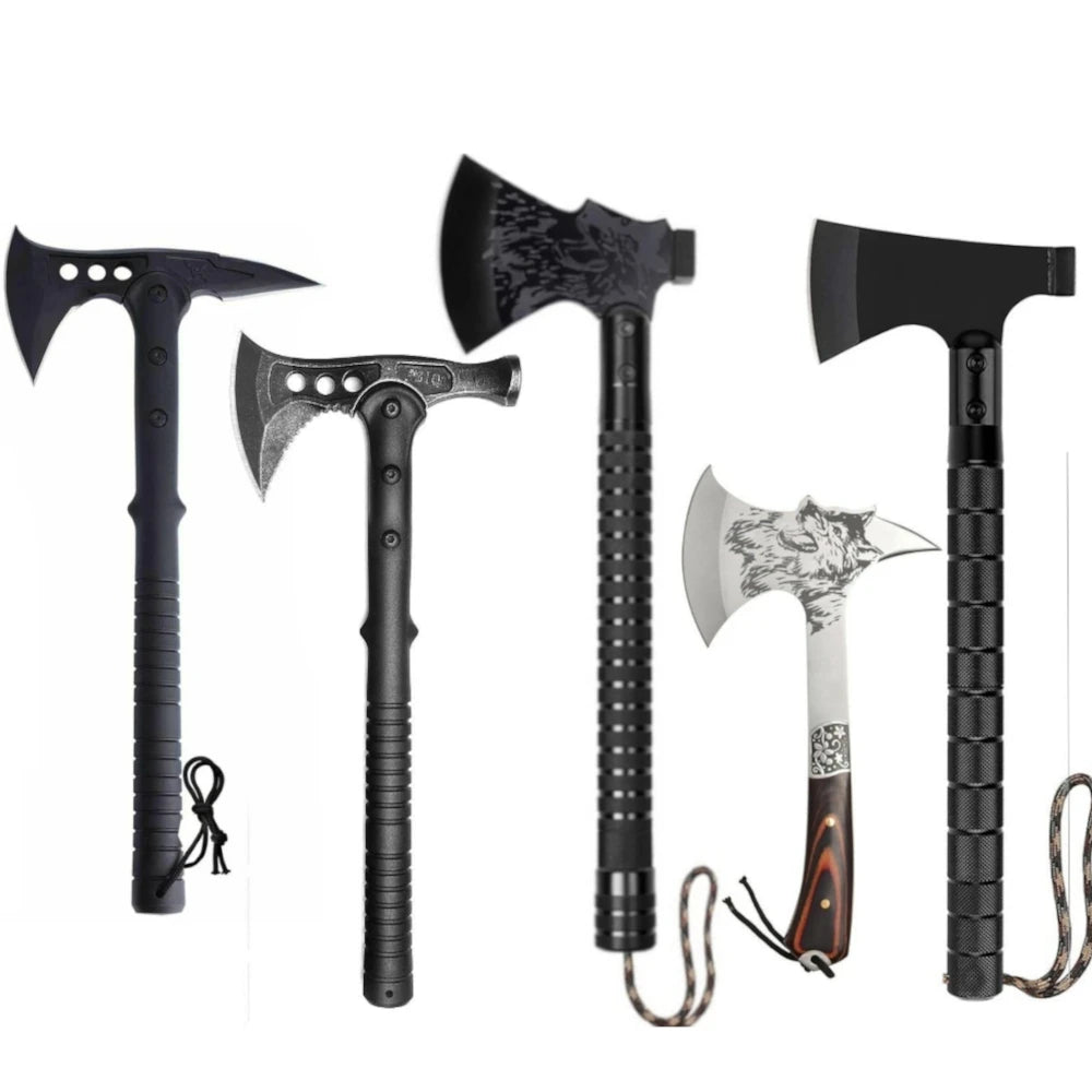 Survival Camping Axe Foldable Tactical Axe Multi Tool Kit Emergency Gear Tomahawk Wild Hatchet AX