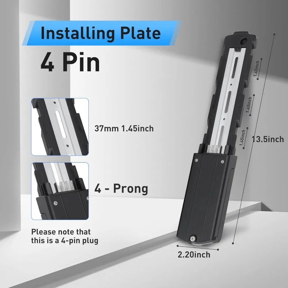 36V 48V Hailong Ebike Battery w/Charger Full Capacity 10Ah 15Ah 20Ah 18650 Lithium Battery Pack