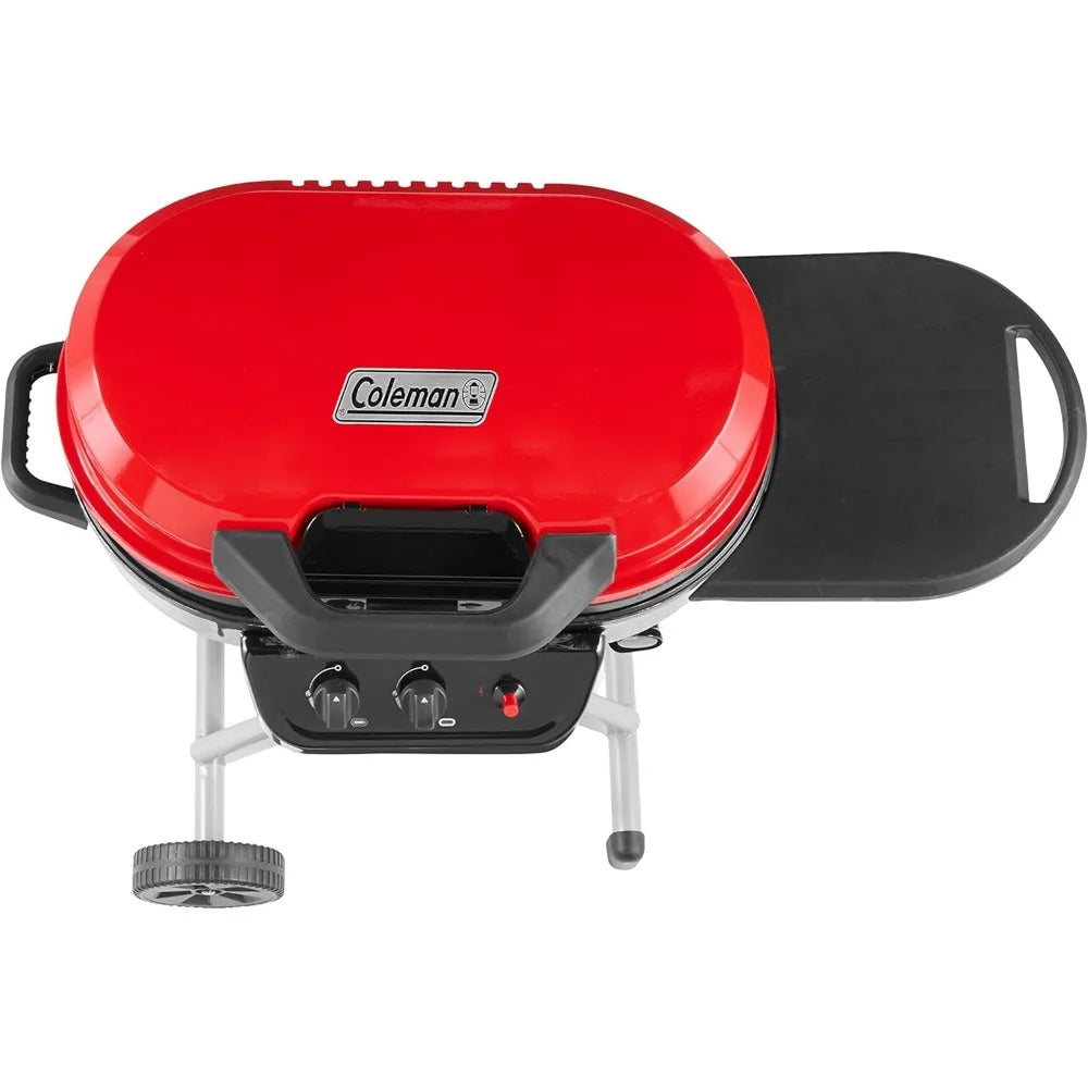 COLEMAN RoadTrip 225 Portable Stand-Up Propane Grill, Gas Grill w/ Push-Button Starter