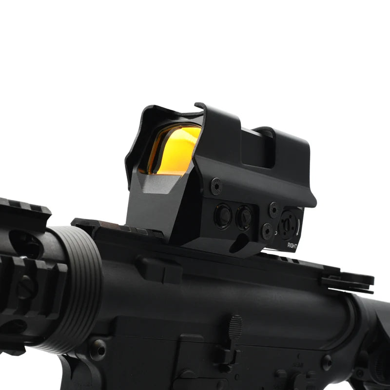 1x38mm R8T Holographic Optic Red Dot Sight For Tactical Riflescope Black Fits 20mm Rail