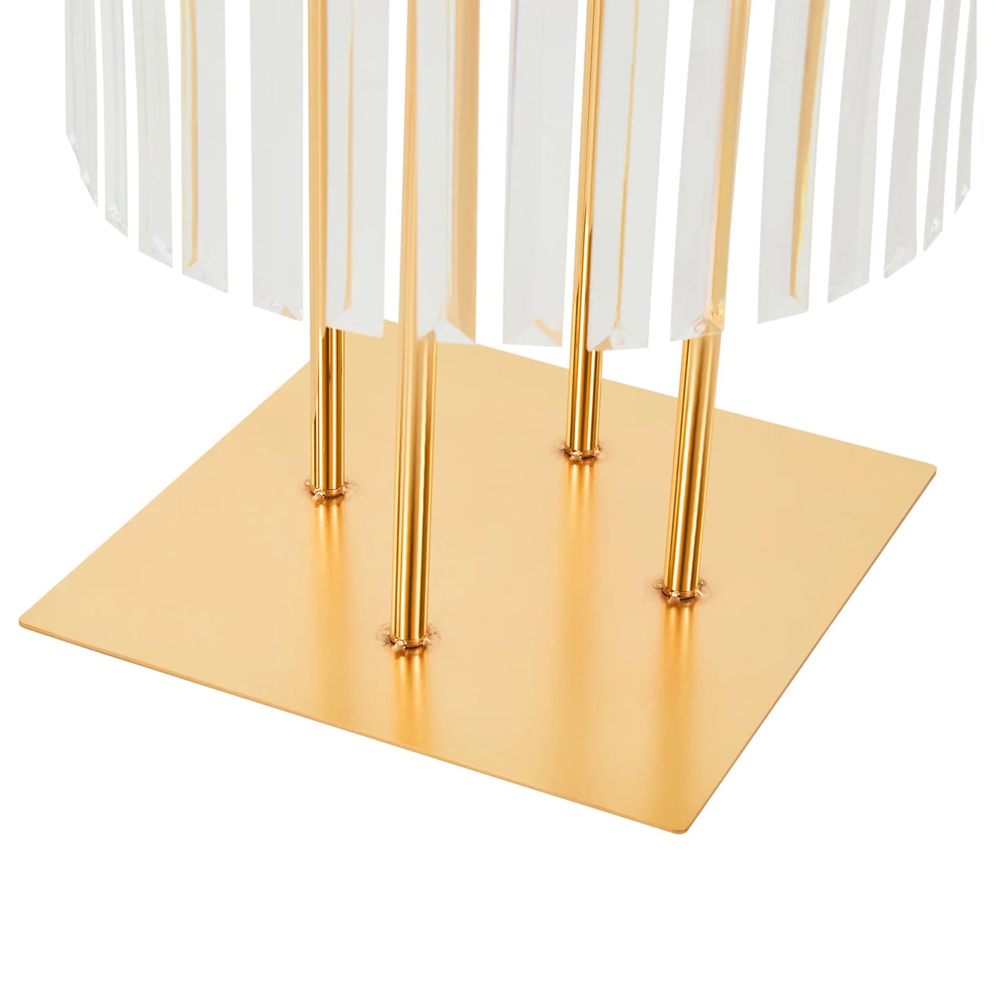 5 Tiers Gold/Silver Wedding Centerpieces Flower Stand Vase Centerpiece Acrylic Flower Stand