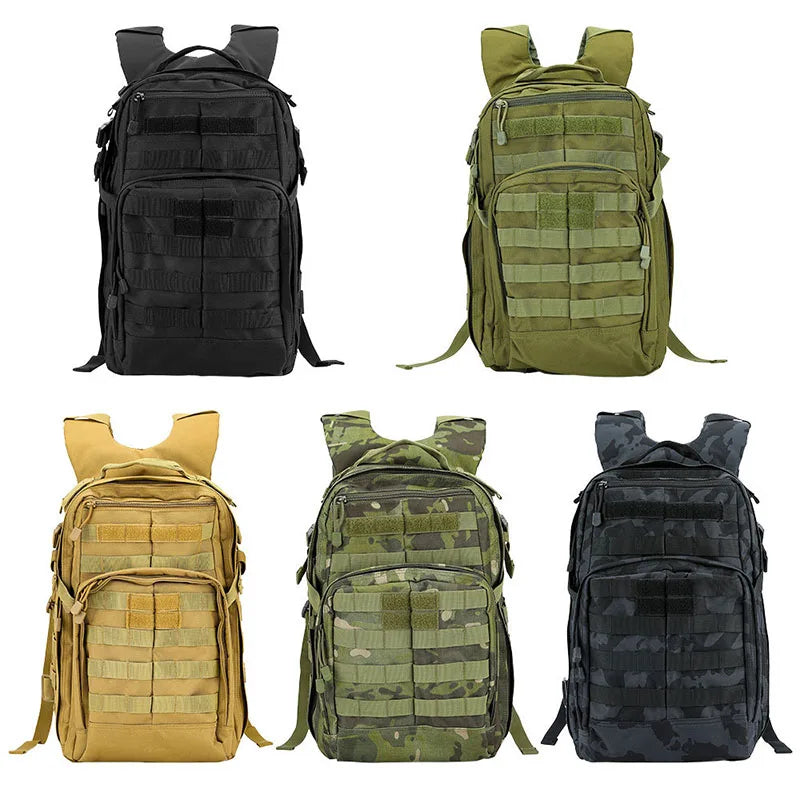 Military Backpack Hiking Assault Tactical Men Travel Bag 25L Field Adventure Camouflage Rucksack