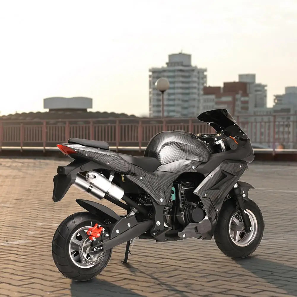 49cc 4-Stroke Pocket Rocket Motorcycle Mini Motorcycle Gas Pocket Motorbike/Racing Max Speed 25MPH