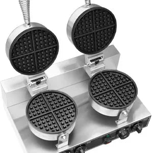 Waffle Maker Double Waffle Irons Stainless Steel Waffle Maker Non-stick Electric