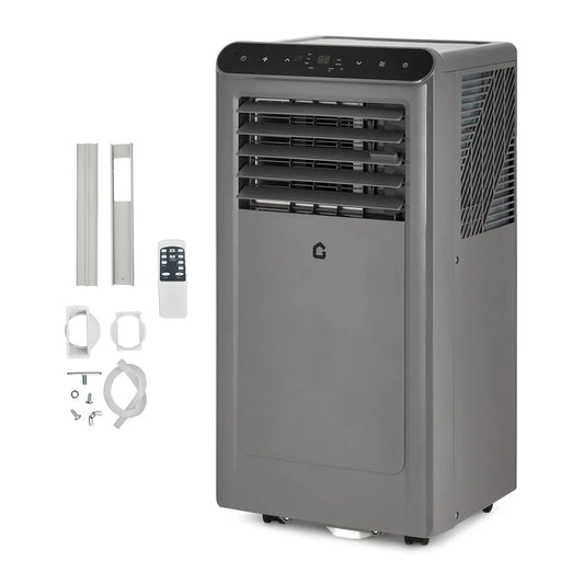 8000BTU Portable Air Conditioner 3-in-1 Cooling/Dehumidifier & Fan, Cools 350 Sq.Ft, Quiet w/Remote