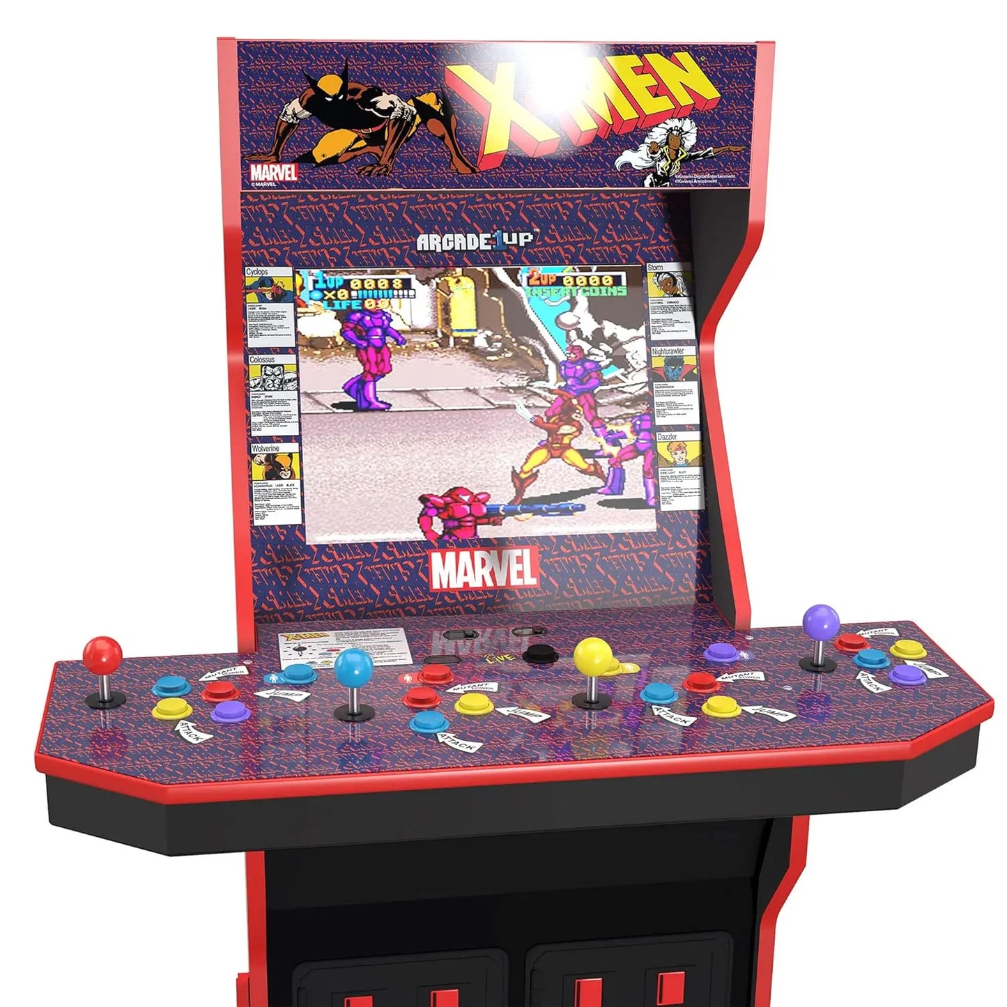 4 Player Arcade Machine (with Riser & Stool) - Electronic Games