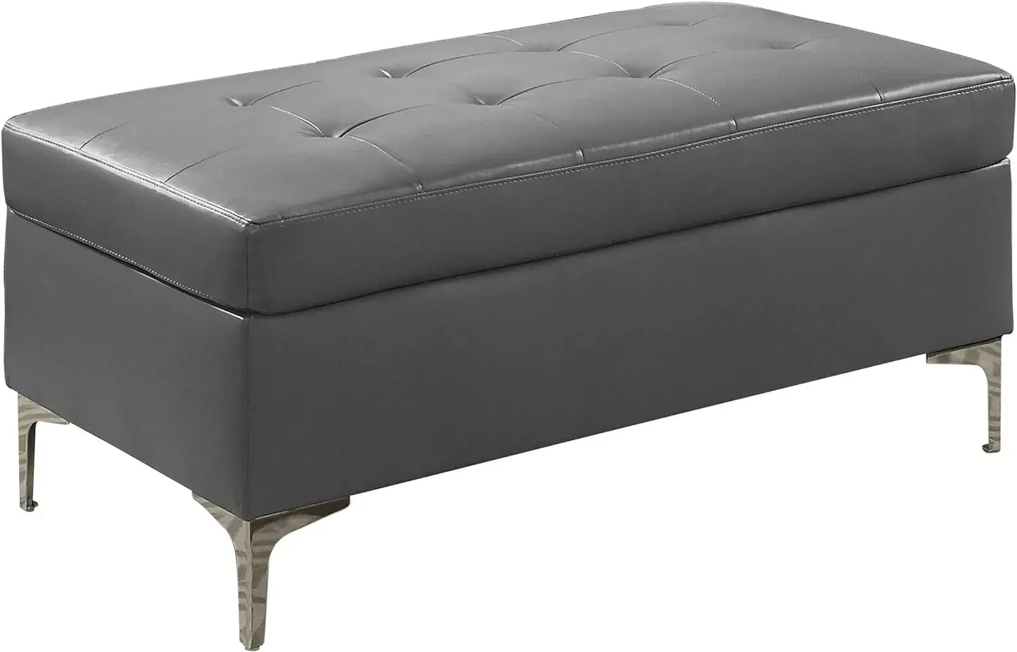 Sofa, 109-inch X 108-inch, L-Shaped Sofa, PU Leather Cover, Living Room Furniture, Recliner Sofa