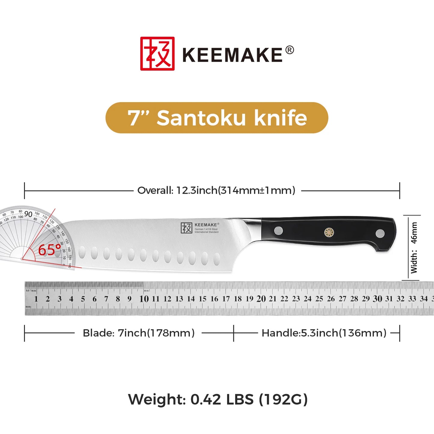 KEEMAKE Chef's Knives High Quality Stainless Steel Kitchen Knife 1-15PCS/Set Ultra Sharp Vegetable Fruit Meat Cutting Knife