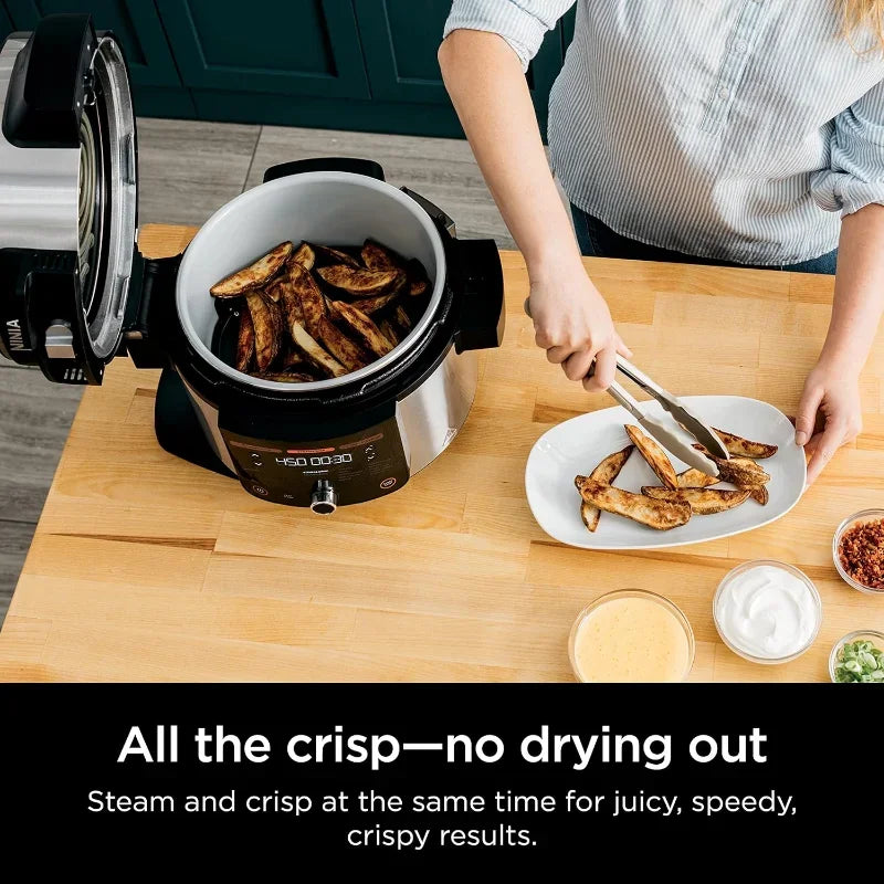 Ninja OL501 Foodi 6.5 Qt. 14-in-1 Pressure Cooker Steam Fryer with SmartLid, that Air Fries - My Store