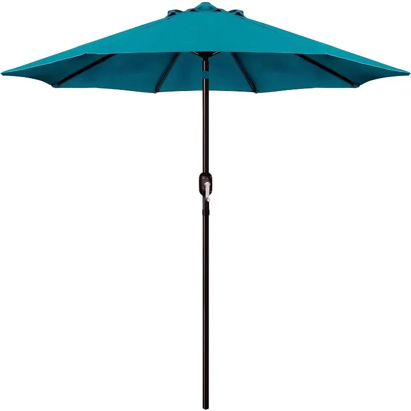 9' Outdoor Patio Umbrella, Outdoor Table Umbrella, Yard Umbrella, Market Umbrella with 8 Sturdy Ribs