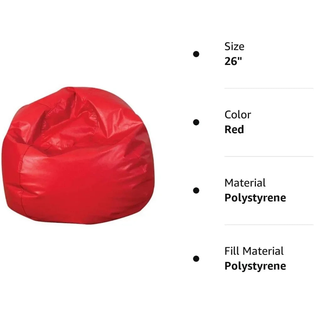 Kids Bean Bag Chairs for Boy/Girl Toddler 26"