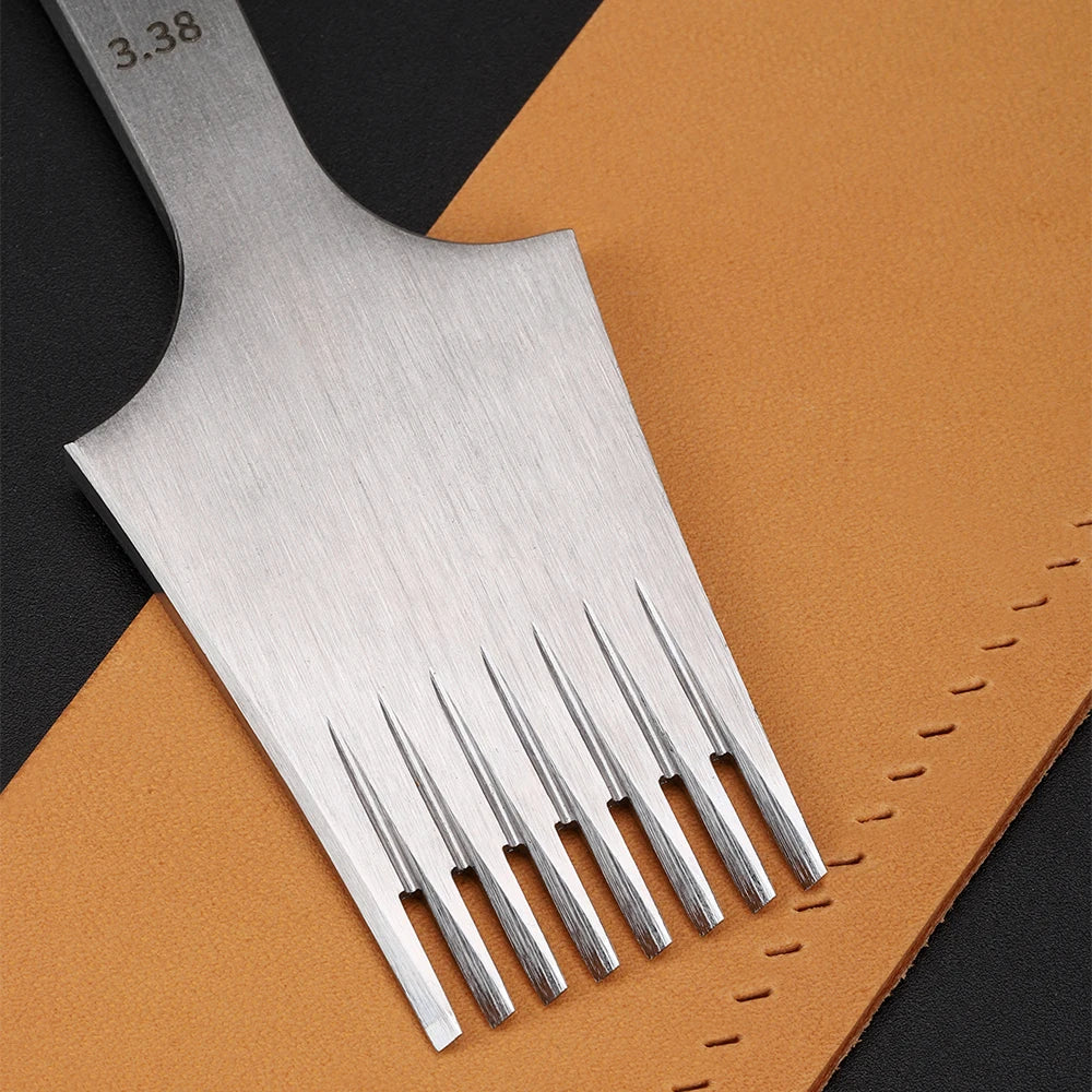 WUTA 1pc High Quality Sharp Leather Chisel French Style Pricking Iron Die-steel/ Punching Tool