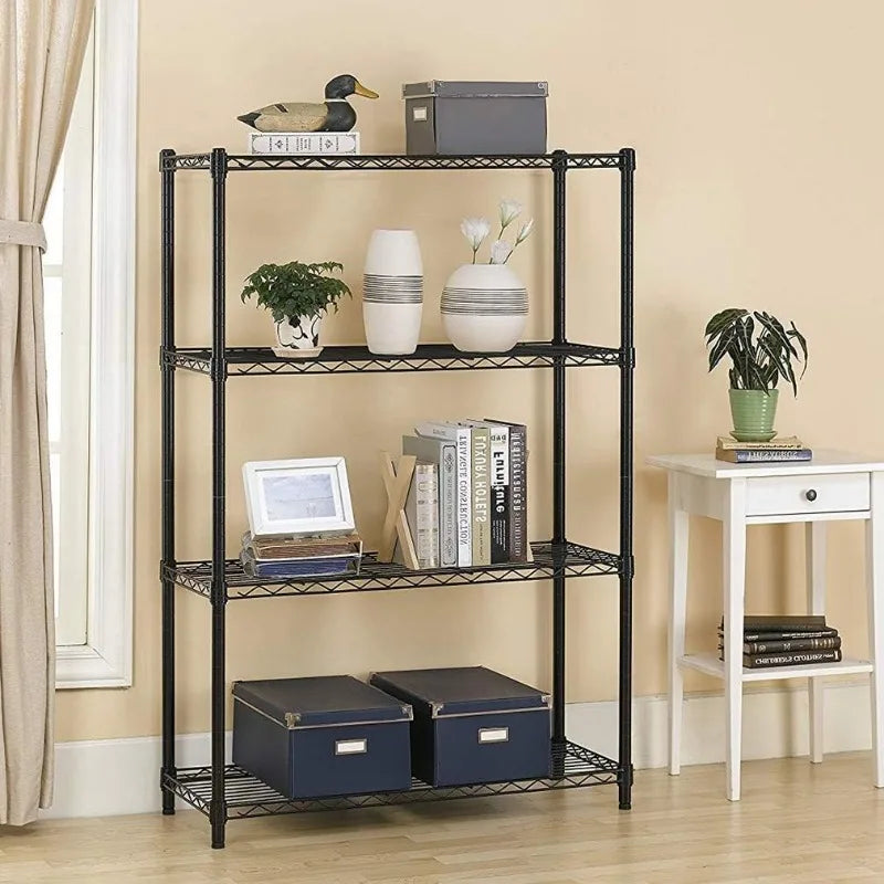 Storage Shelves 2100Lbs Capacity, 6-Shelf on Casters 48" L×18" W×72" H Commercial Wire Shelving Unit