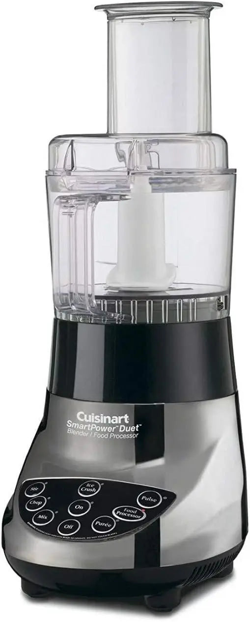 CUISINART BFP-703BC Smart Power Duet Blender/Food Processor, Brushed Chrome, 3 cup, count of 6