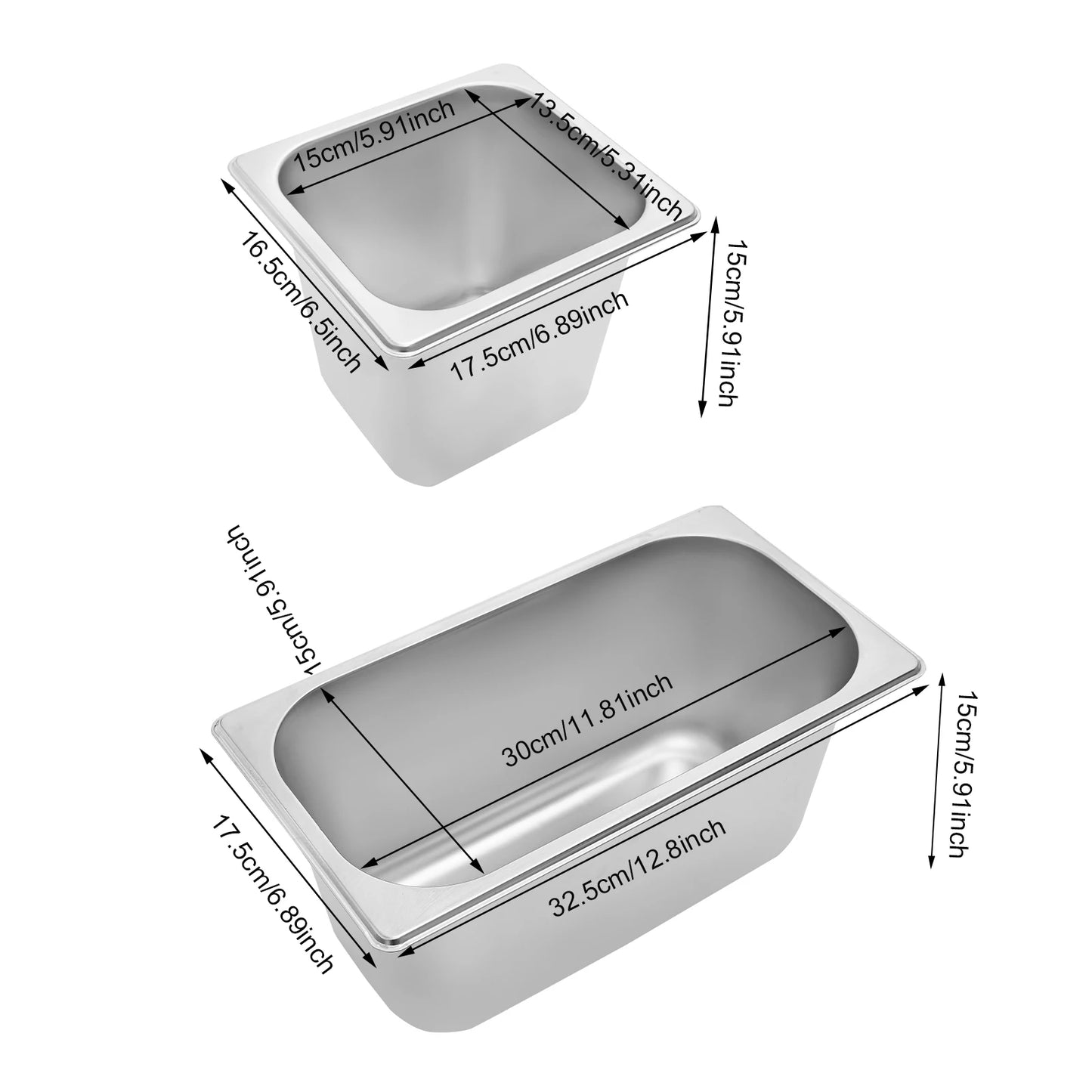 Electric 4-pan Food Warmer Commercial Stainless Steel Buffet Server Adjustable