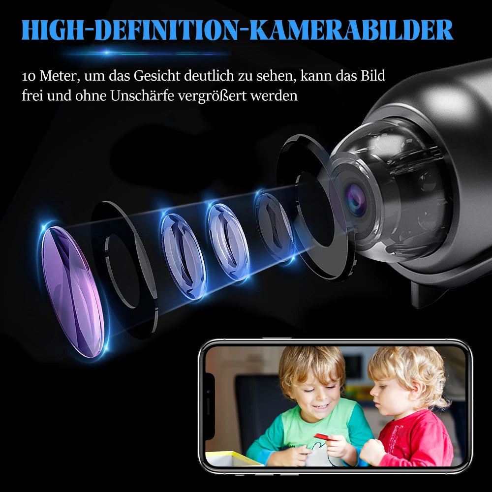 1080P HD Mini Wifi Camera Wireless Smart Home Security Camcorder 140° angle Home IP Night Vision