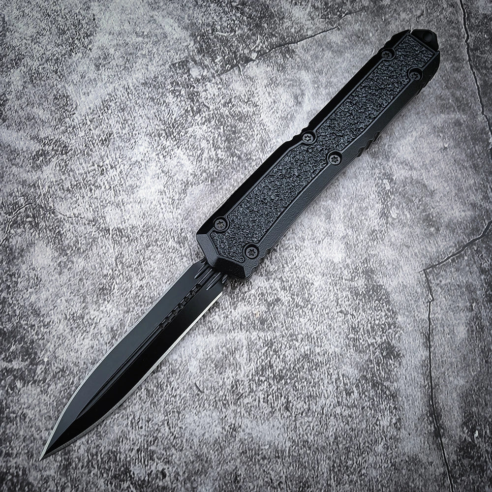 Tactical Pocket Utility Carry 440C Blade Self-defense Hunting Sharp Knife Aluminum Alloy Handle