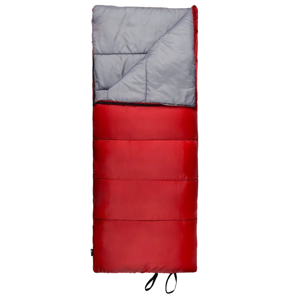 50F Warm Weather Sleeping Bag Compact Lightweight Quilt Machine Washable Insulated Polyester Fabric
