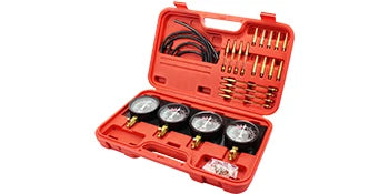 Vevor Fuel Vacuum Carburetor Synchronizer Tools/4 Gauge Set/Rubber Hose/Vacuum/Kit For Motorcycle