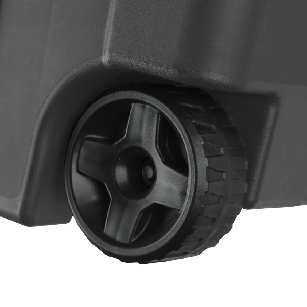 Extra Large Storage Bin, 40 Gallon Wheeled Plastic Storage Container with Handle, Gray