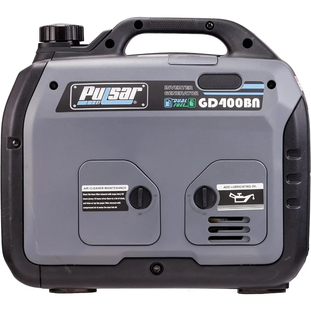 Pulsar Products GD400BN, 4000W Portable super-quiet Dual Fuel & Parallel Capability, RV-Ready