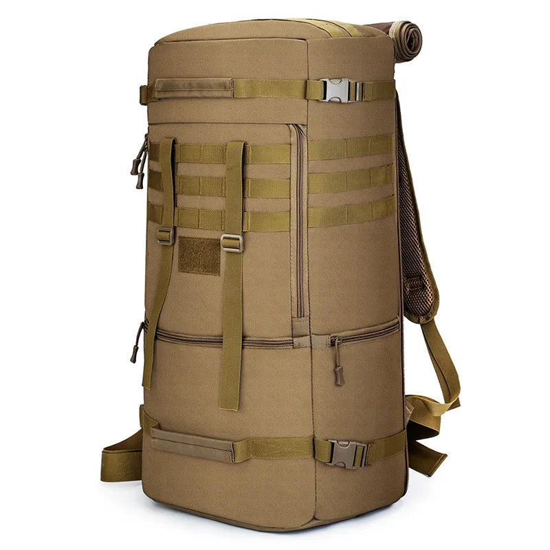 65L Military Tactical Backpack Men Travel Luggage Bag Sport Hunting Molle Camping Rucksacks