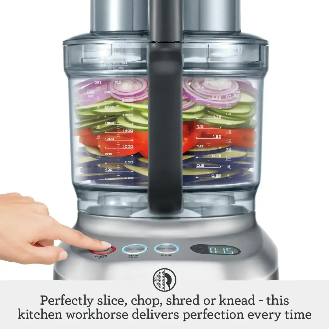 Breville-Sous Chef Pro 16 Cup Food Processor, Brushed Stainless Steel