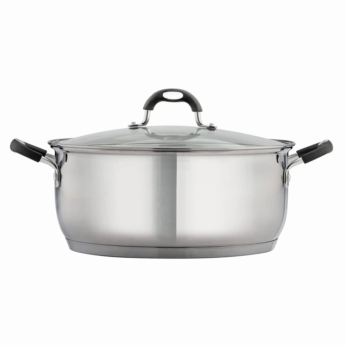 Gourmet 9QT Dutch Oven Stainless Steel - Perfect for Chefs & Family Cooking | Soups, Stews, Braising