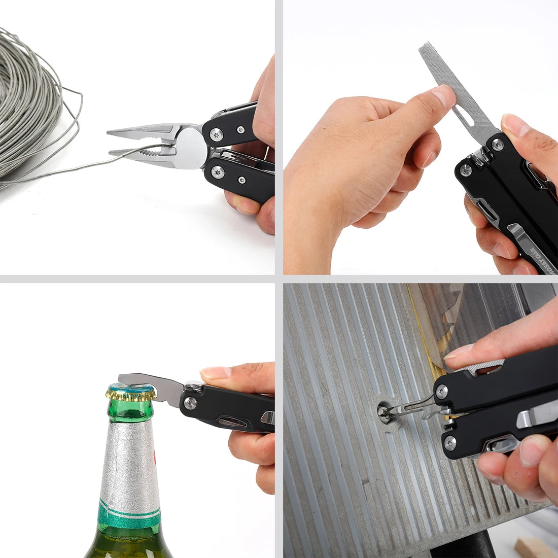 MOSSY OAK 21 in 1 Multi Function Pliers Stainless Steel Portable Pocket Knife with Sheath